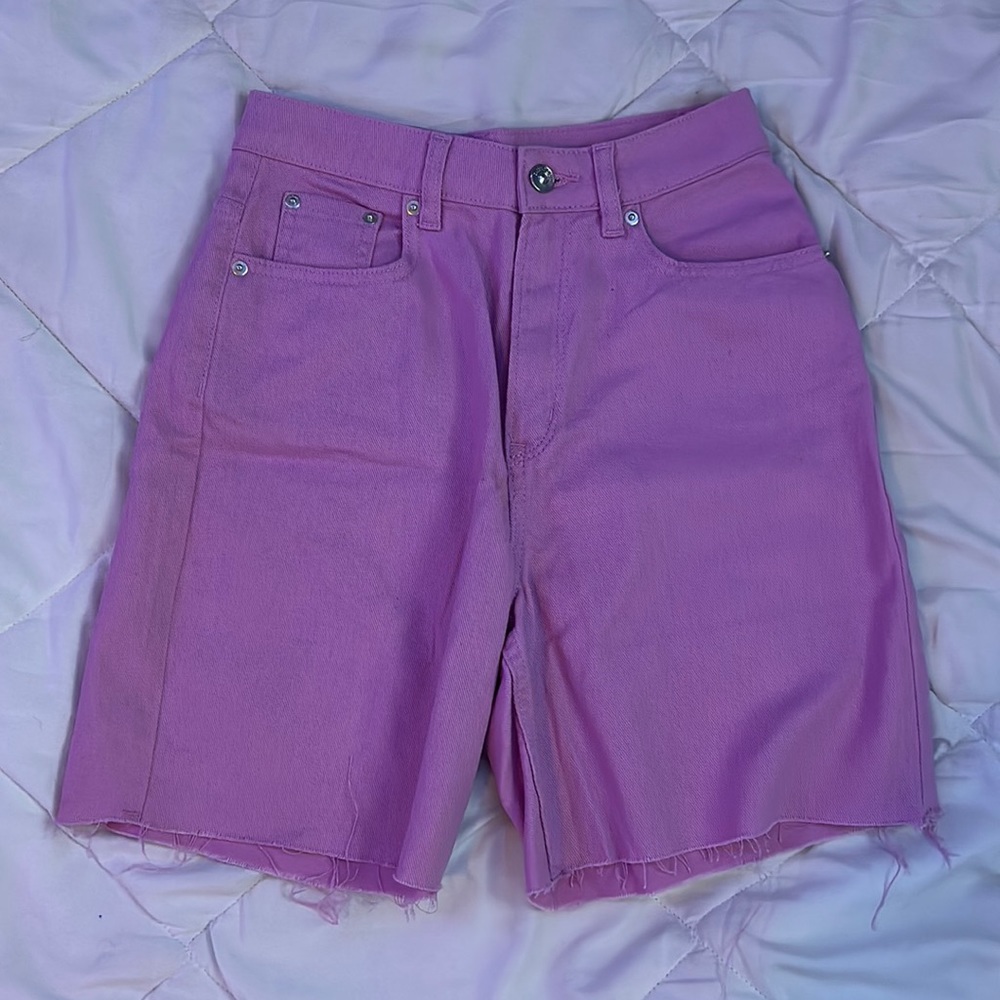 Pink/Purple Denim short